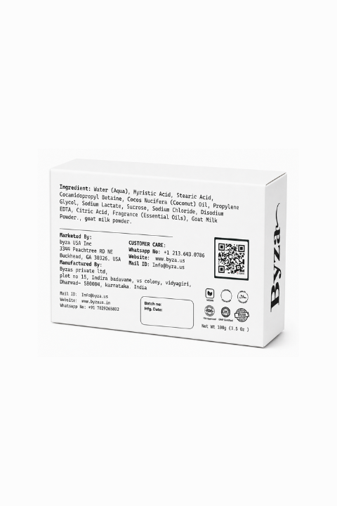 Byzas Goat Milk Moisturizing Soap