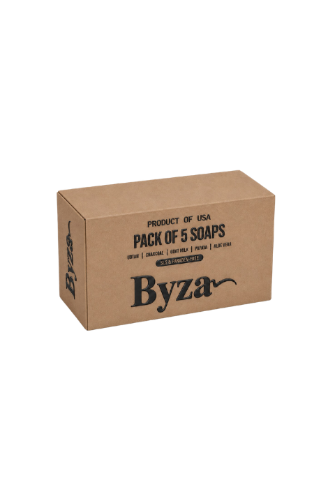 Byzas Natural Soap Collection – Pack of 5