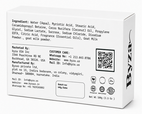 Byzas Goat Milk Moisturizing Soap